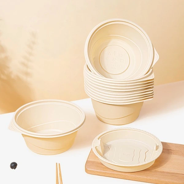 Elliptical Disposable Biodegradable Packaging Lunch Box