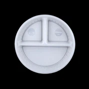 Einwegteller mit 3 Fächern